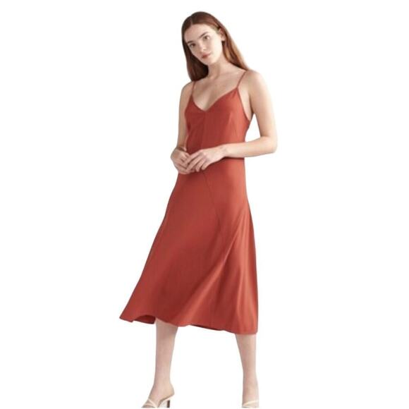 NWT Thakoon Women's Dresses, Rust Slip Dress, Size 6 - Picture 1 of 12